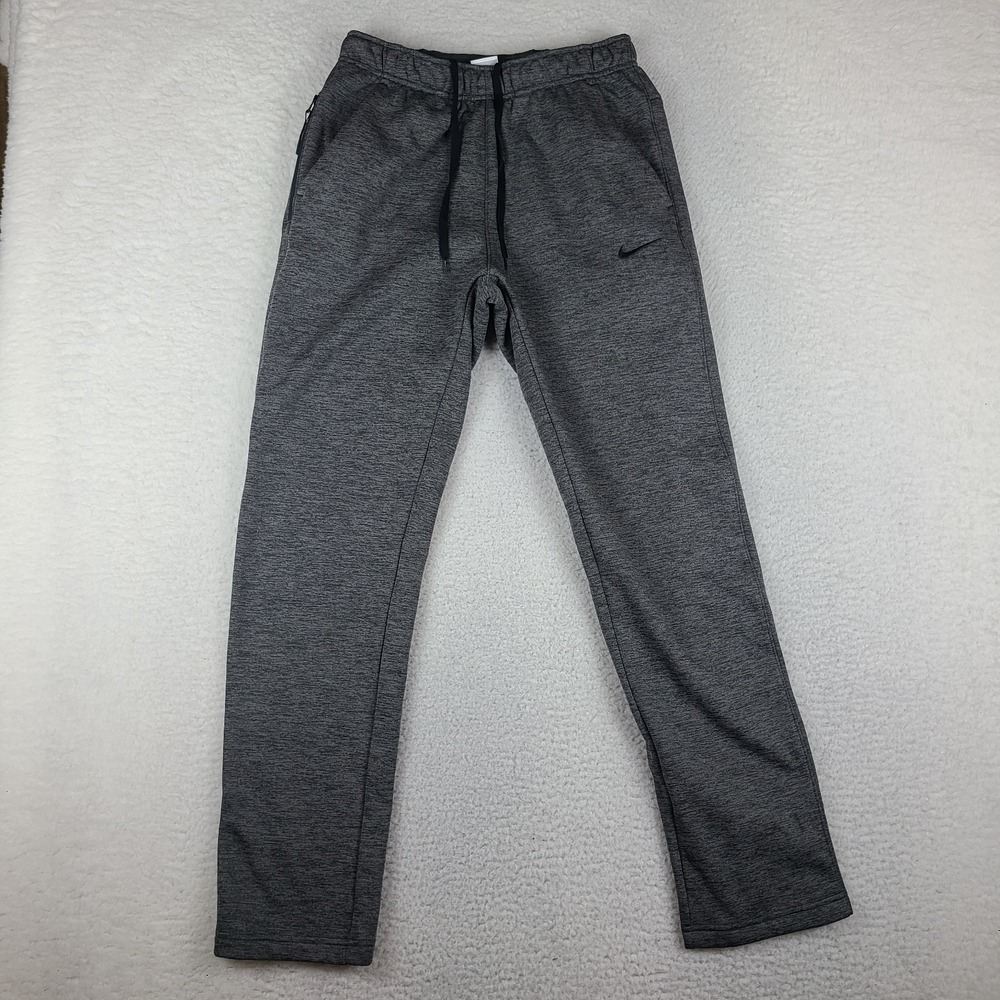 Nike Pants Mens Small Dark Gray Therma Fit Track Sweatpants Joggers